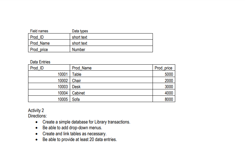 Need help with this activity Introduction to