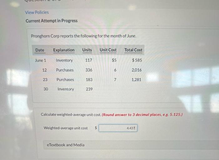 View Policies Current Attempt in Progress