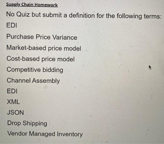 please type answer No Quiz but submit a