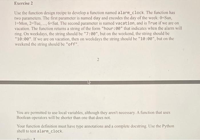 python, pls help Use the function design recipe