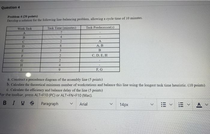 Question 4 Problem 4 (20 points) Develop a