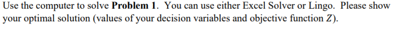Problem 1. Problem 2. Use excel please. A company