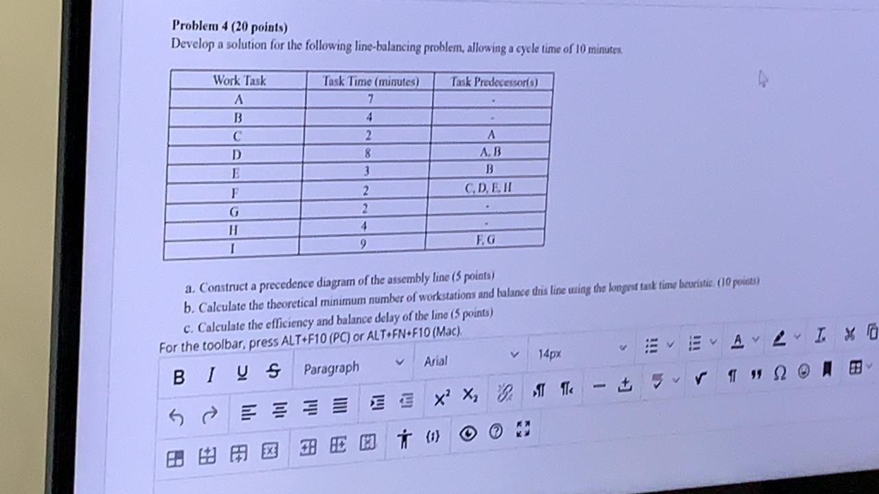 Problem 4 (20 points) Develop a solution for the