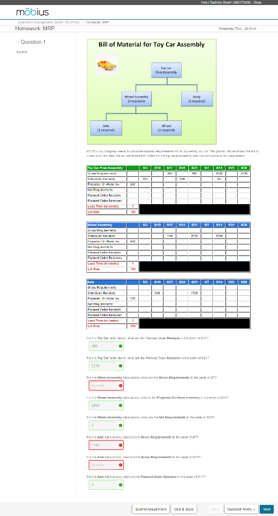 mbius Operations Management: Section 06 (SP221