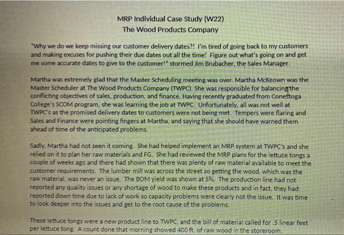 Please try to solve ASAP. Thanks MRP Individual