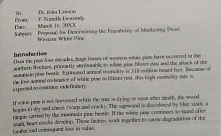 RESEARCH PROPOSAL WRITING It has recurrently been