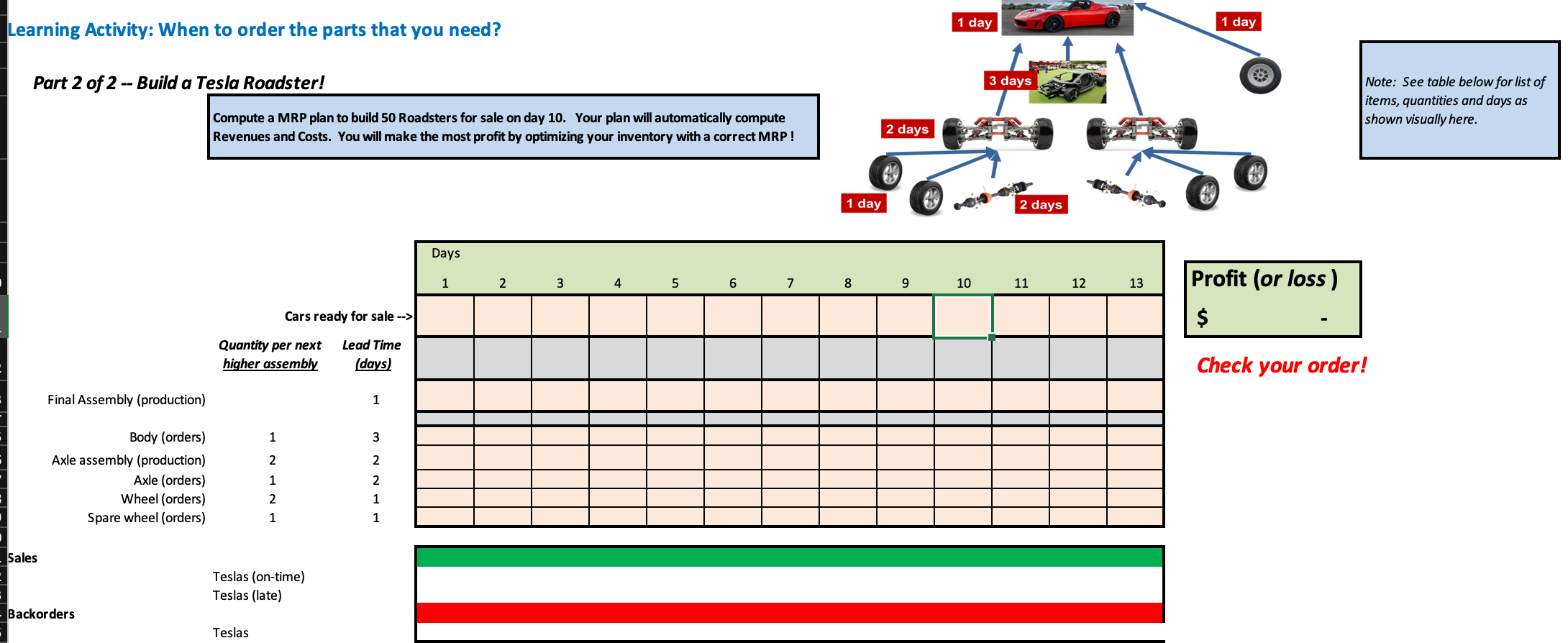 Part 1 of 2 -- Build a table First, let's