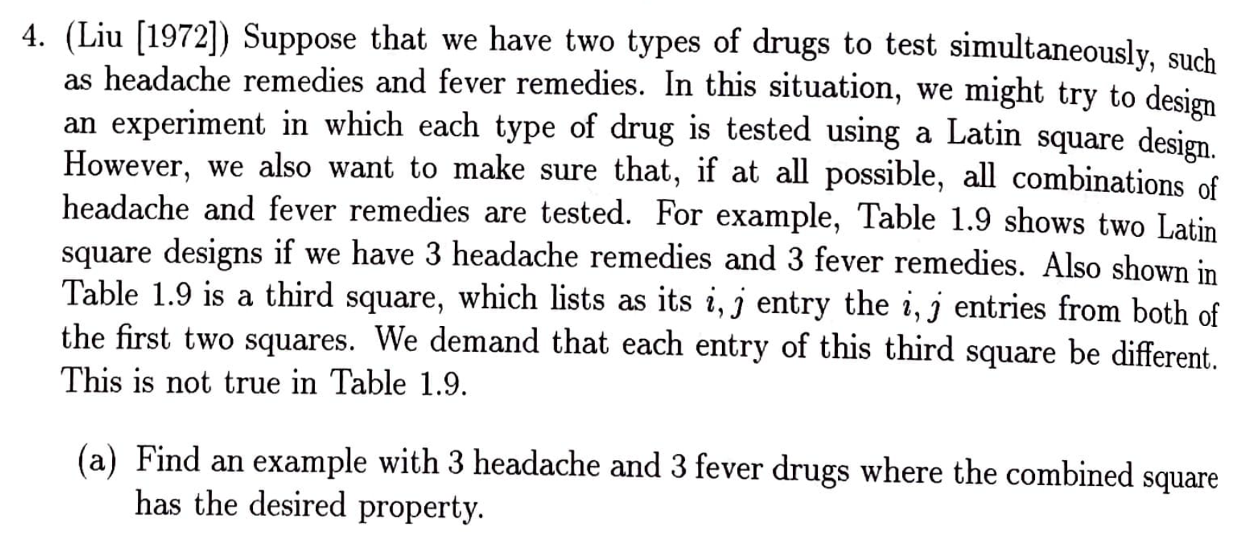 Applied Combinatorics Problem 4. (Liu (1972])