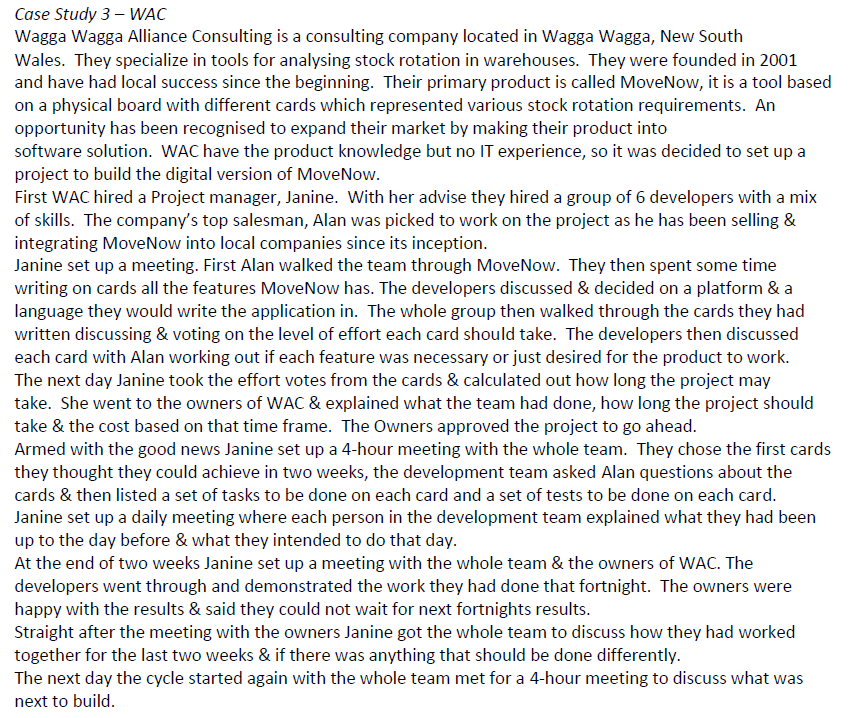 a. What framework is being used to deliver