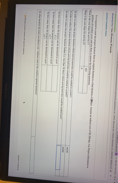 engineering management please answe all questions