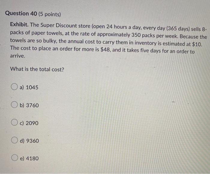 URGENT HELP PLEASE Answer all please Exhibit. The