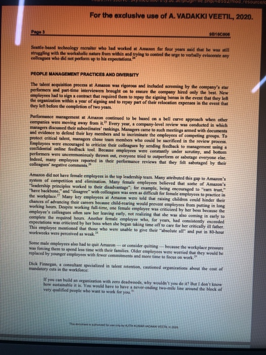 Given its work culture, would Amazon continue to