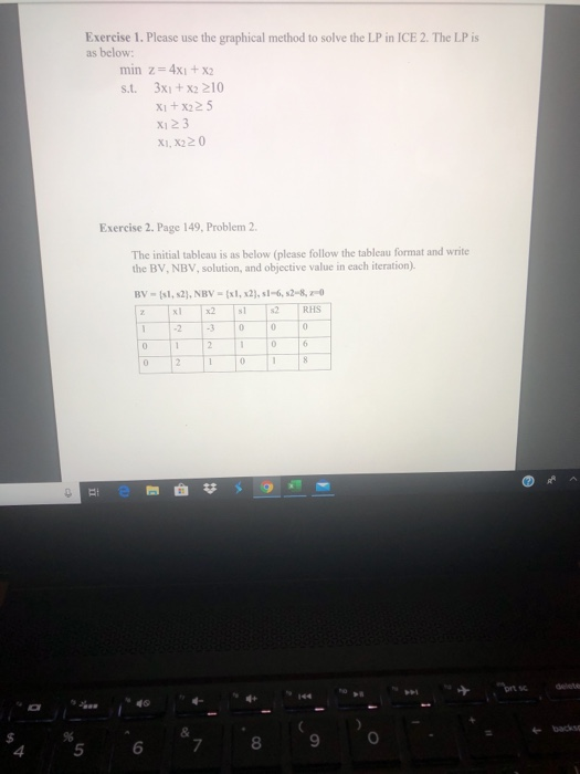 both excercises please Exercise 1. Please use the