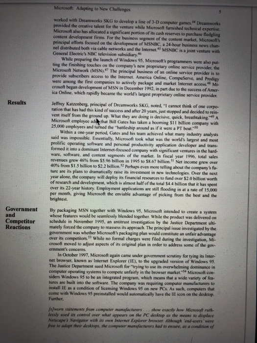 MICROSOFT QUESTION 1- WHAT CHALLENGES HAS