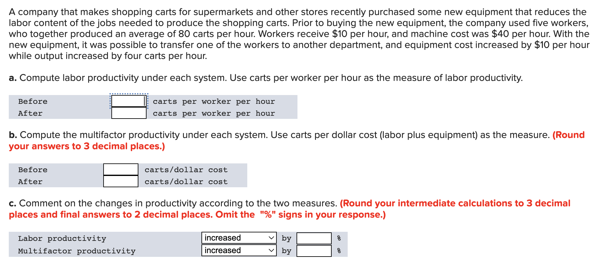 A company that makes shopping carts for