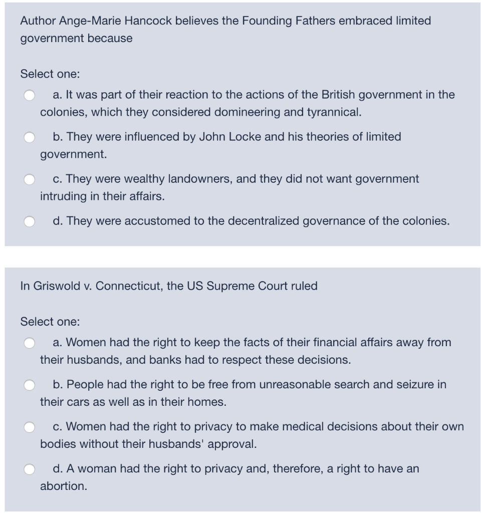 Author Ange-Marie Hancock believes the Founding