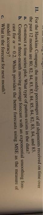 Can you show Excel with formulas? 11. For the