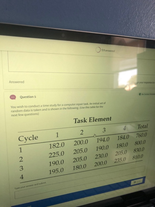 5/9 answered answered Questions A) Aout how many