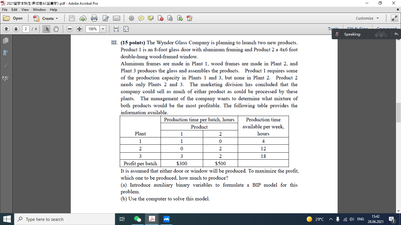 2021A ).pdf - Adobe Acrobat Pro File Edit View