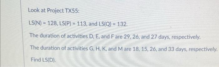 I need help finding the answer for this problem