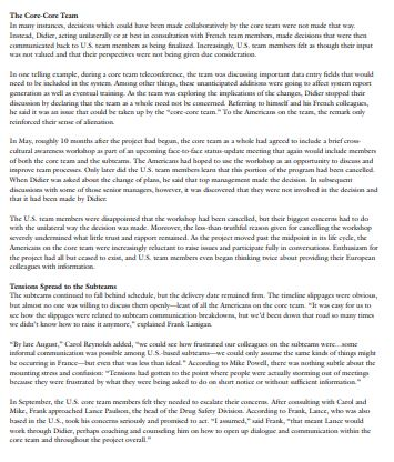 Read the Case Study: The Vigilance as attached