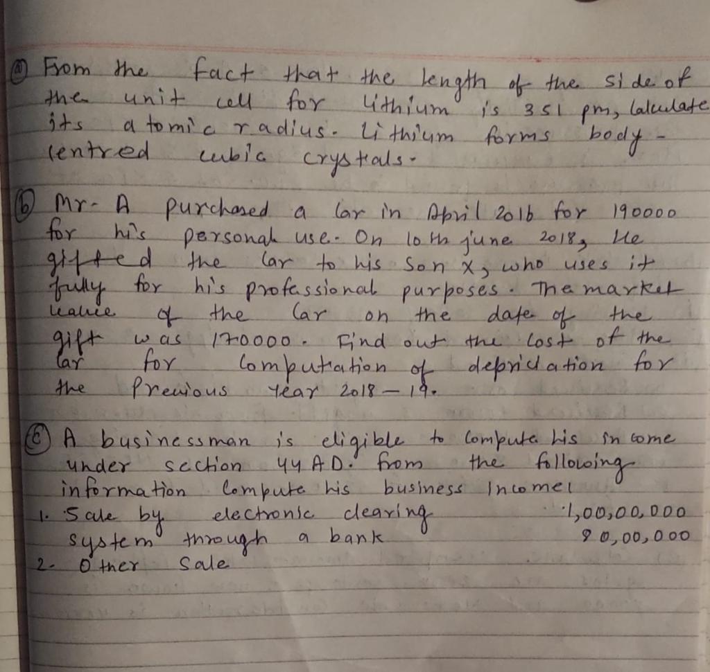 **Solve all three otherwise don't solve. If you