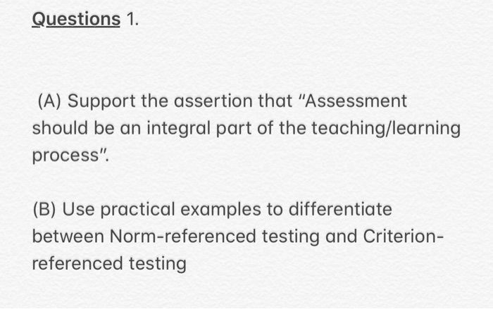 Please explaination for each part A and B should