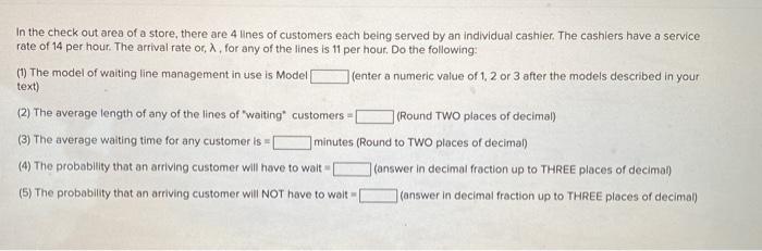 In the check out area of a store, there are 4