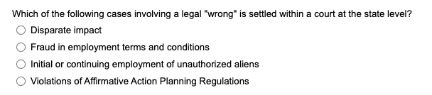 Which of the following cases involving a legal