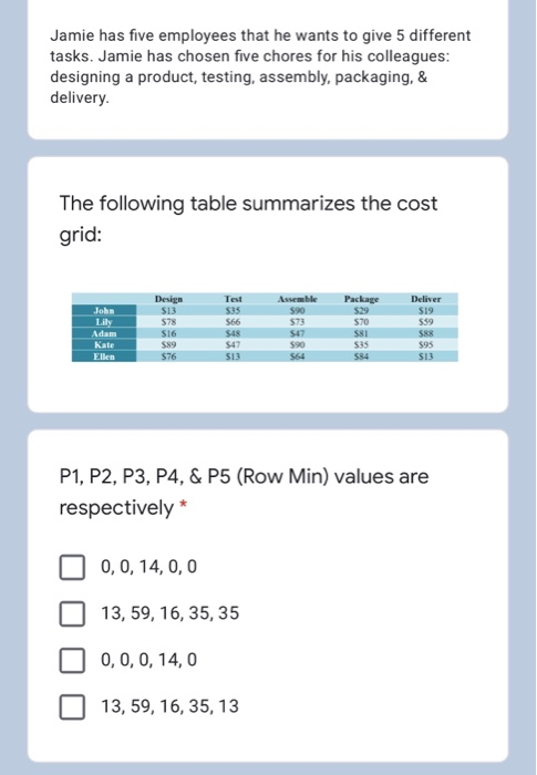 if you may please help me with it Jamie has five