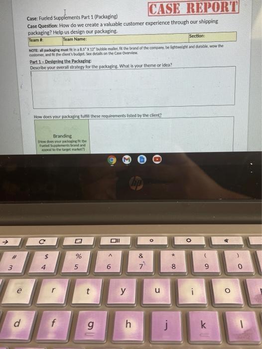 CASE REPORT Case: Fueled Supplements Part 1