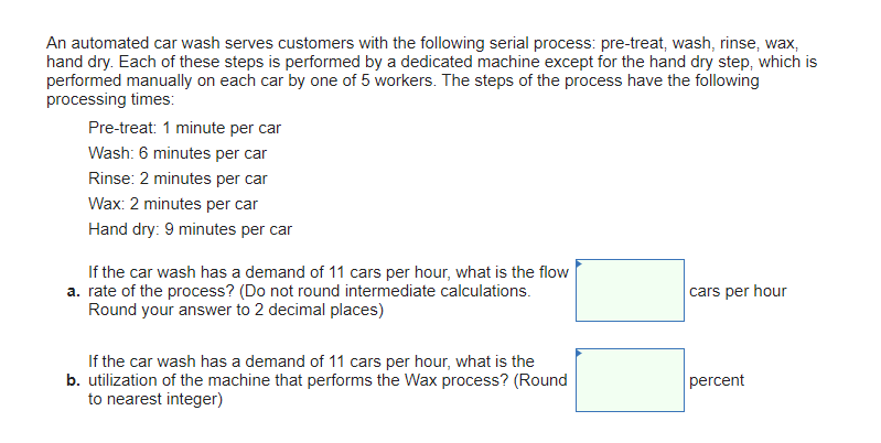 An automated car wash serves customers with the