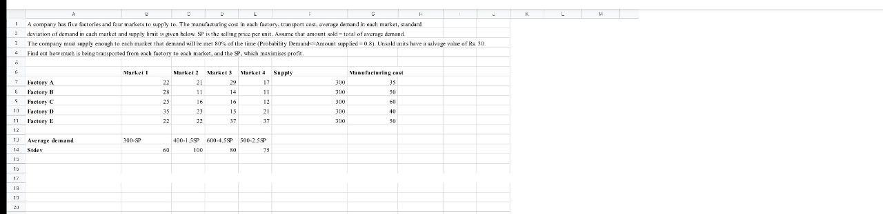 I need all the excel steps in a proper and