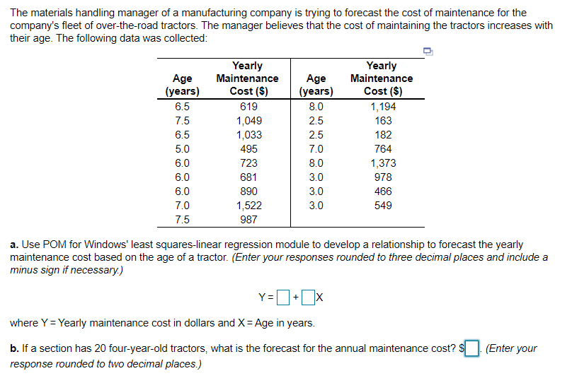 Please finish A and B question Thanks The