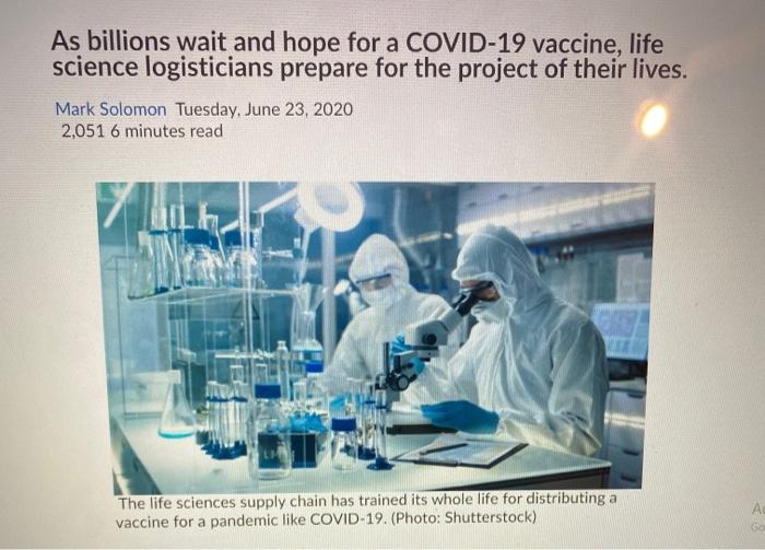 As billions wait and hope for a COVID-19 vaccine,