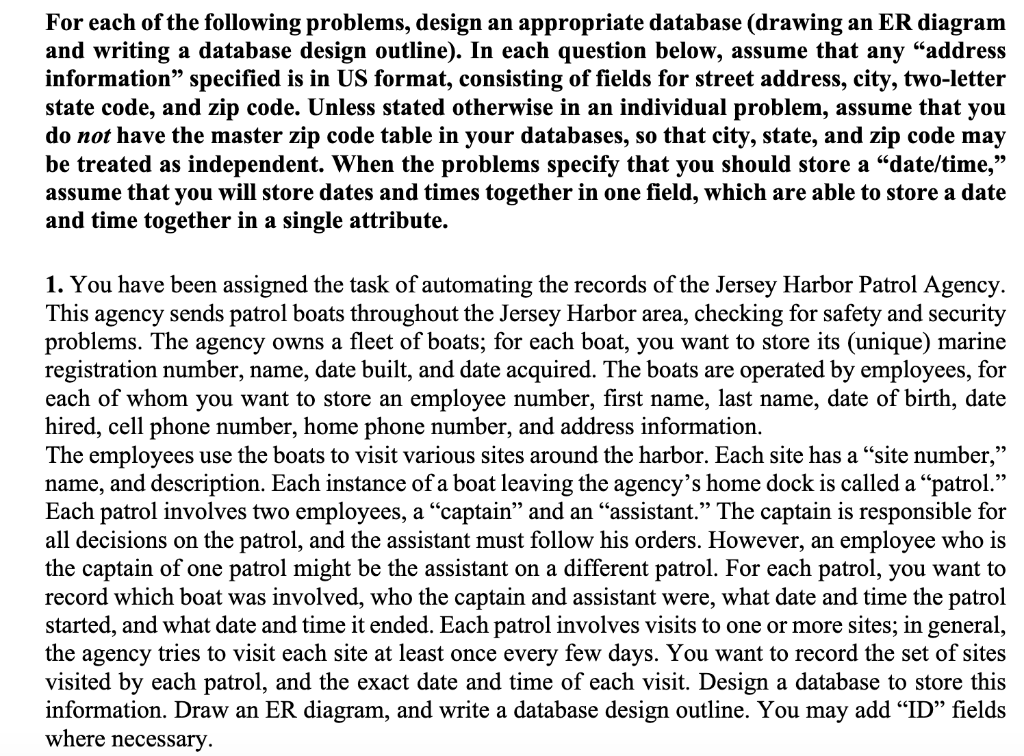 Please include propr ER Diagram Drawing that is