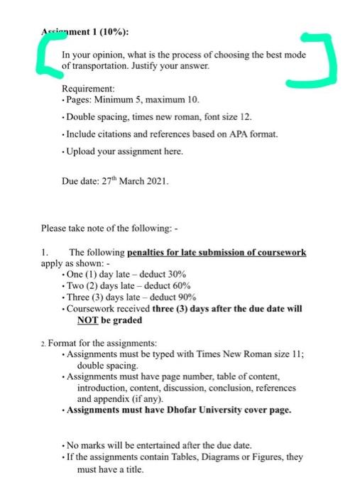 Accionment 1 (10%): In your opinion, what is the