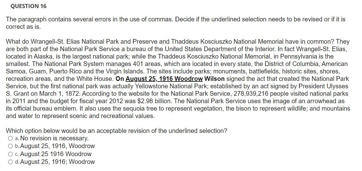 English expert pleasee!!! QUESTION 14 The