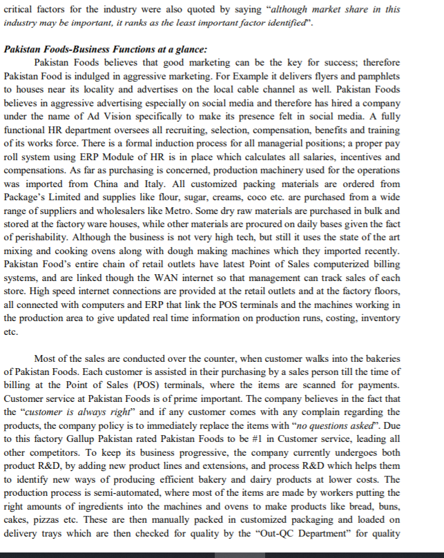 find from this case study swot 6 points each