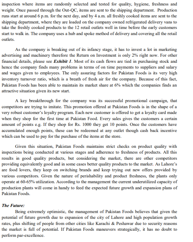 find from this case study swot 6 points each