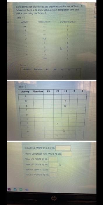 PLEASE SOLVE THE PATH WITH DUMMY AND CORRECTLY