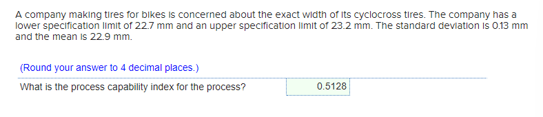 A company making tires for bikes is concerned