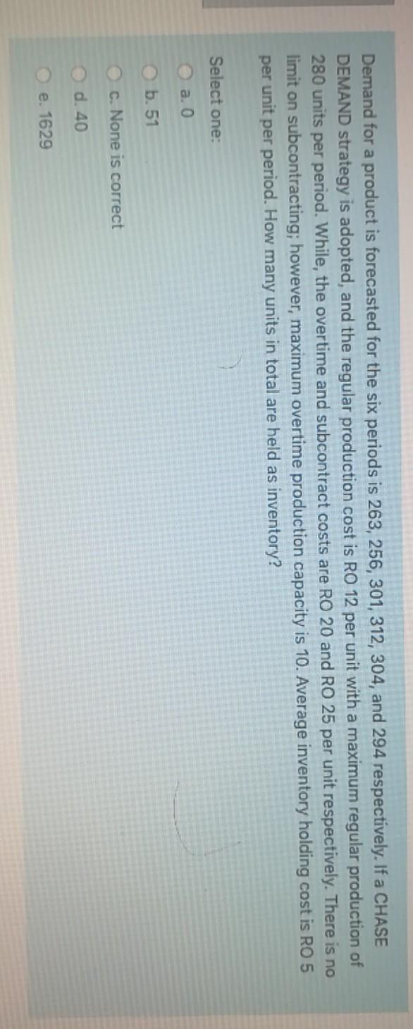 A local manufacturer of Toys produces several