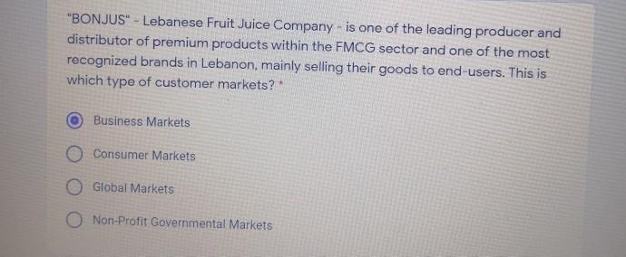 Marketing course "Gardenia company for food is