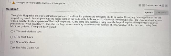 A Moving to another question will save this