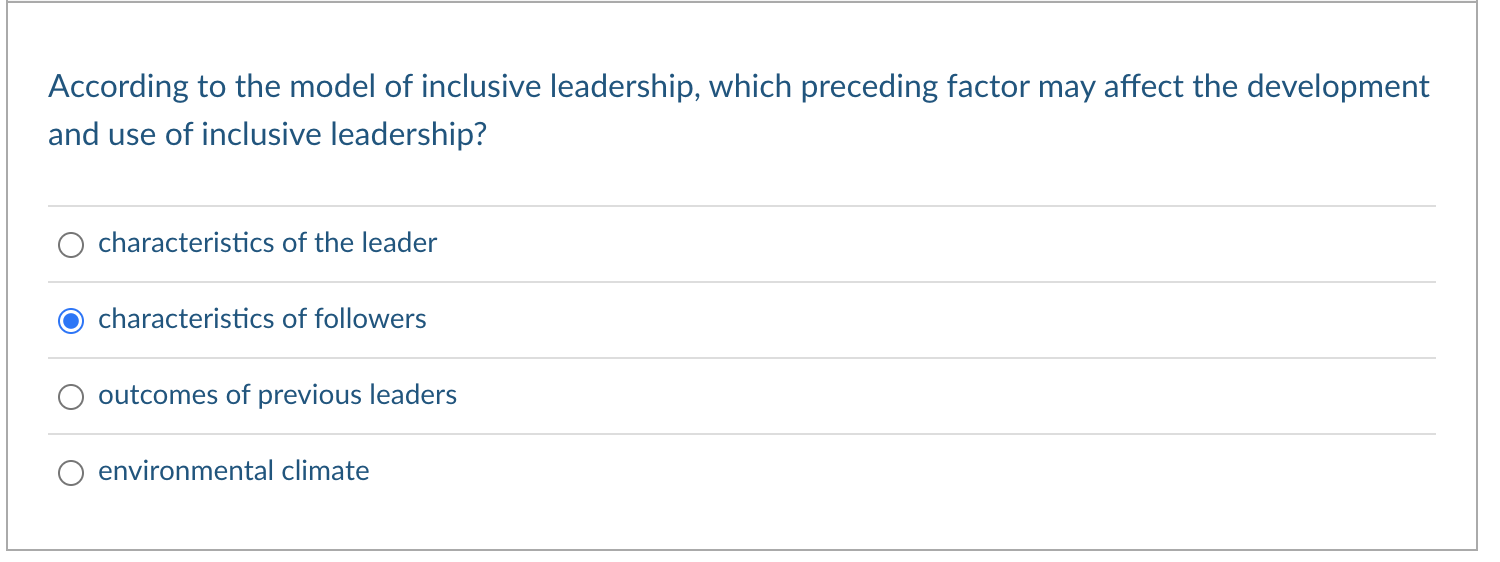 Northouse 9th edition According to the model of