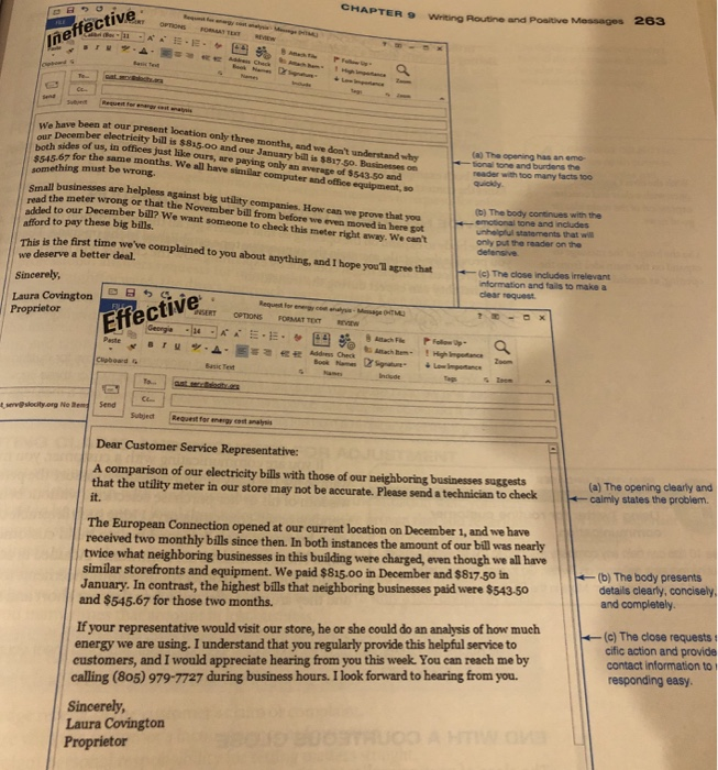 Choose an incident from your own experiences and