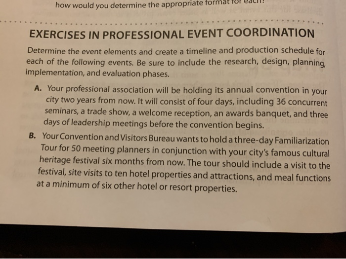 how would you respond to those events ? how would