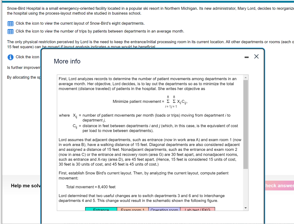 Snow-Bird Hospital is a small emergency-oriented