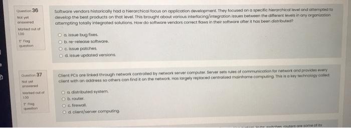 PLEASEE ANSWER ALL AND ONLY OPTIONS Client and